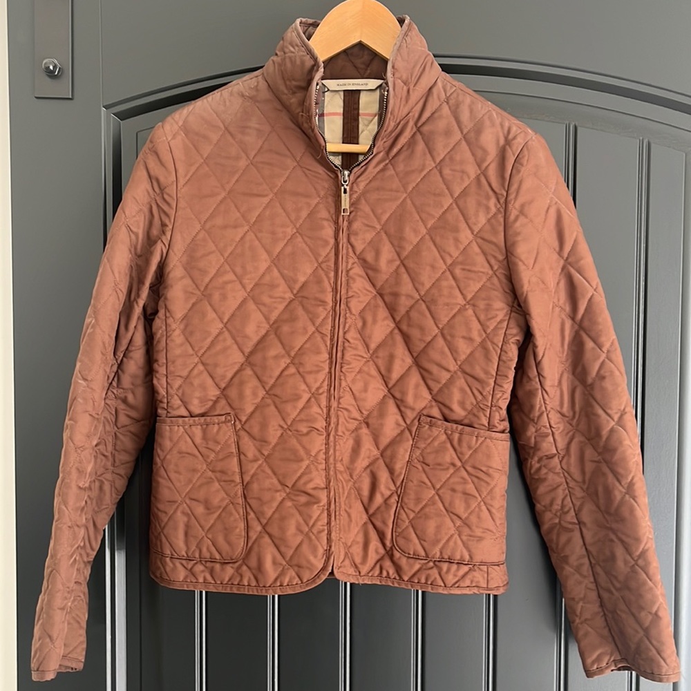 Womens Burberry brown jacket XS